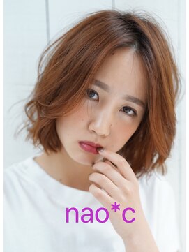 ナオシ トレス 富雄店(nao*c tres) 【奈良/富雄nao*c】大人かわいい小顔☆ナチュラルミディアムボブ