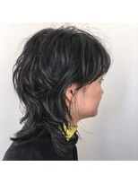 ハニーマスタード(HONEY MUSTARD)&nbsp;【お客様スタイル】マッシュウルフニュアンスパーマ