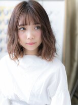 カバーヘア ブリス 上尾西口店(COVER HAIR bliss)&nbsp;大人ハイライトカラーくせ毛風小顔プリカールb上尾20代30代40代