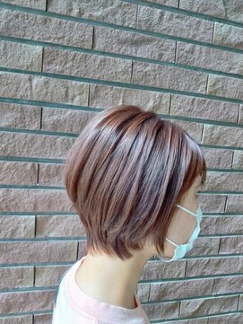 アッシュ 清瀬店(Ash) 【髪質改善】ピンクブラウン系イルミナカラー　Ash清瀬 大嶋