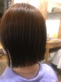 リフ(Ref.)&nbsp;髪質改善をするとぱっつんボブもワンランク上のクオリティーに☆