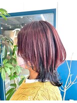 ピークス 千葉店(Peaks)&nbsp;ダークインナー×ミディアムウルフ♪