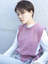 バース(BIRTH)&nbsp;天神【BIRTH】ショコラアッシュ×春パーマショート　9