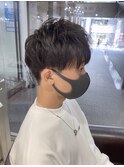 《GRANDLINE友田千栄》爽やかなツーブロマッシュスタイル
