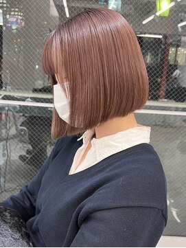 ランテルディ 渋谷(LANTERDIT) 韓国風ボブ　切りっぱなし