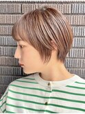 30代40代大人女性/前髪ありショートボブ/ショートヘア/髪質改善