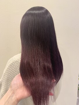 リオリス ヘア サロン(Rioris hair salon) ベリーピンクグラデ♪