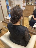 お呼ばれヘアー