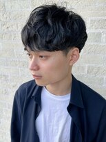 トップヘアーラウンジ 知立(TOP HAIR Lounge)&nbsp;癖毛風マッシュパーマ/前髪パーマ/アッシュブラック