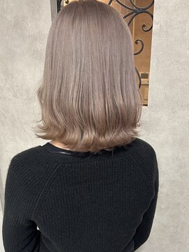 ルノン シェリー(LUNON cheliy) ミルクティーベージュ　ハイトーン/ミルクティーカラー/ボブ