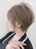 アナザヘアー なんば 高島屋前店(ANAZA hair)&nbsp;ハイトーンショート＆ラベンダーイヤリングカラー