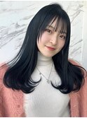 韓国ヘア名古屋ハイレイヤー顔まわりカット前髪ボブタッセル小顔