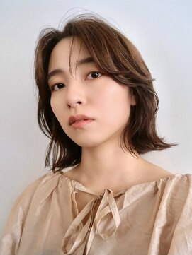 シア 表参道(SHEA.) [小林聖悟]センターパート×前髪パーマ