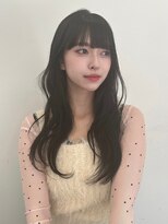 ユーフォリア 新宿通り(Euphoria) ウルフカット 姫カット アッシュグレーカラー 顔周りカット