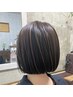 シンプルなデザインカラーのこなれヘア！【カット＋カラー＋TR】