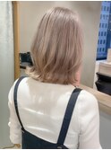 メルティカラー似合わせカットウェーブミディアムレイヤーカット