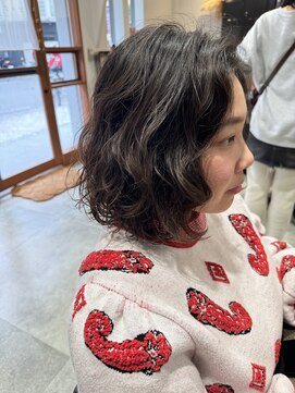 ビヨウシツ ポスタ ボブパーマ　正木ゆかり