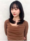 レイヤー/ネビージュ/韓国ヘア/イメチェン/縮毛矯正/中野/