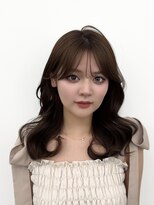 韓国ヘア/チュラルくびれへア/くびれ巻き/レイヤーカット