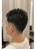 プロ ヘア テック(PRO HAIR TEC)&nbsp;フェードでバチっと！夏らしいかきあげの七三フェード！
