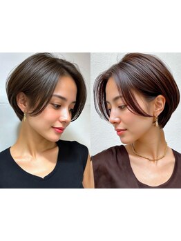 骨格や雰囲気に合わせた「小顔カット」が人気の美容室♪ショート/ショートボブ/ミディアムボブも◎【警固】