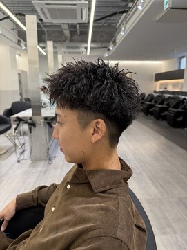 ビカムメンズヘアー 栄店(become men's hair) 縦落ちパーマ/ツイストスパイラルパーマ/名古屋／栄