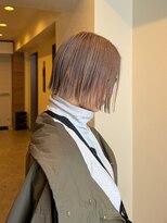 ジル ヘアデザイン ナンバ(JILL Hair Design NAMBA)&nbsp;シルバーベージュ/ペールベージュ/ヘイリーボブ/ボブ