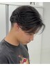 【今大人気!】カット+フェザーパーマ ¥9000 (大阪/メンズパーマ)