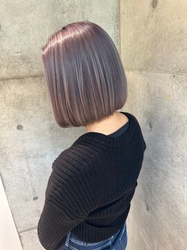 ロンドルピナス 小倉(Lond Lupinus) 黒髪カタログ/オリーブグレー/ココアベージュ/小顔に見せるヘア