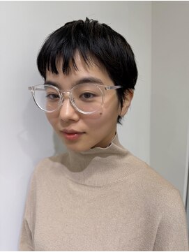 アルテヘアー(arte HAIR) 【arte HAIR】抜け感のあるミニマルショート