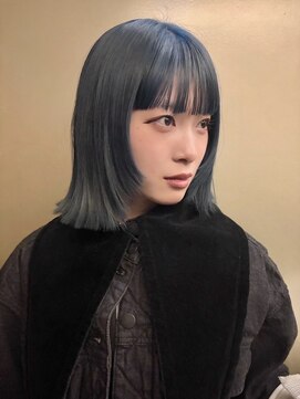 ビュートリアム265(BEAUTRIUM 265) ワイドバング/ボブレイヤー/小顔ボブ/切りっぱなし/全頭ブリーチ