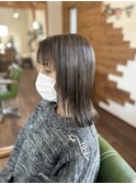 白髪ぼかしハイライト