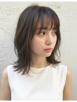 ヘアサロンエム 川越(HAIR SALON M) 20代30代切りっぱなしボブ/レイヤーカット/くびれ/前髪/川越