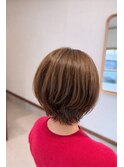 デザインショートボブ