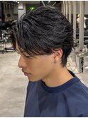 センターパート/ニュアンスパーマ/フェザーパーマ/メンズ