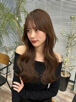 トラッキンアップザパス(TRUCKIN UP THE PATH)&nbsp;サイドバング/顔まわりカット/オリーブベージュ