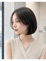 ハピア(HAPPIA) 大人可愛い◎まとまりやすい切りっぱなしボブ