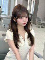 マウル ナゴヤ 名駅(MAEUL NAGOYA)&nbsp;ナチュラルレイヤー　ワンカール　流し前髪『桔川恒』
