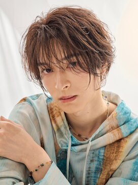 オーシャントーキョー 原宿(OCEAN TOKYO) メンズ韓国風シースルーマッシュフェザーパーマ毛流れマッシュ