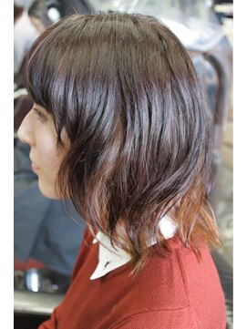 オーバーキャプテンネイキッド(OVER CAPTAIN NAKED) ２トーンカラー＊ラフボブ