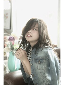 アジュール ヘアデザイン(Aｊu r hair design) 【okinawangirls×Ａｊｕ－ｒ】クールミディ