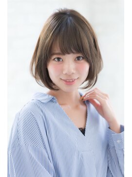 ジョエミバイアンアミ(joemi by Un ami) (joemi)切りっぱなしボブマッシュウルフオン眉ひし形 (花野)