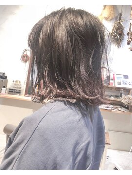 ヘアーアンドアトリエ マール(Hair&Atelier Marl) 【Marl】ラベンダーグレージュの裾カラー♪
