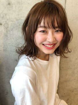 ラノバイヘアー(Lano by HAIR) 【Lano by HAIR】関亜梨佐 黒髪暗髪アッシュ小顔ミディアム