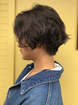 メルト 吉祥寺(melt) 【高塚栞里】小顔 無造作ハンサムショート　サイド ひし形　丸顔