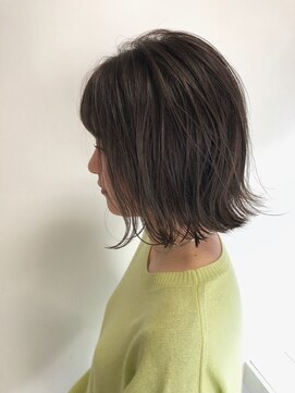 ミラバイグリーン(Mira by green) 【担当JUN】外ハネボブ大人かわいい無造作簡単スタイリング