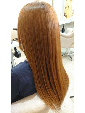 ジーナ 福岡天神(Zina) 小顔セミウェットウェーブ×ハイライトカラー/オリーブカラー