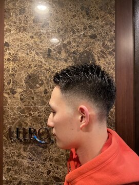 プレミアムバーバー 目黒店(PREMIUM BARBER produce by HIRO GINZA) 流行りフェード+ここしかない形状記憶パーマ