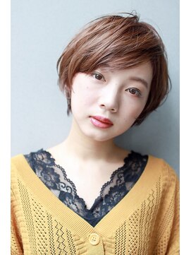 アルクバイネオリーブ 荻窪店(arc by neolive) 大人ひし形ショート×ダークブラウン  arc by neolive　荻窪