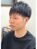 ケースタイルヘアスタジオ  虎ノ門店(K-STYLE HAIR STUDIO)&nbsp;前髪縮毛矯正×ツーブロックスタイル＜理容室＞